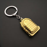PUBG Game Level 3 armor backpack bag Keychain