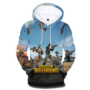 High Quality 3D PUBG Hoodies Men/women