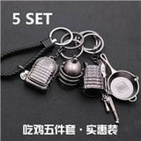 pubg keychain cosplay prop Pendant accessories Fullset