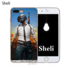 PUBG  Transparent case  for iPhone X XS XR MAX