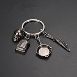 Keychain Playerunknown Battlefield Level 3 Helmet Backpack