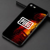 PUBG  Black Silicone phone Cases for Apple iPhone 6