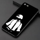 PUBG  Black Silicone phone Cases for Apple iPhone 6