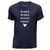 STUFF4 Men's Navy Blue Round Neck T-Shirt/PUBG