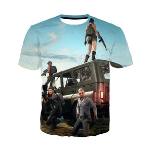 pubg mobile 3d print t shirts