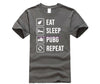 GILDAN Eat Sleep PUBG Repeat T Shirt