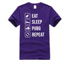 GILDAN Eat Sleep PUBG Repeat T Shirt