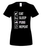 GILDAN Eat Sleep PUBG Repeat T Shirt