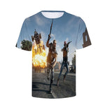 2019 popular game PUBG 3 d printing t-shirt male / female