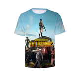 2019 popular game PUBG 3 d printing t-shirt male / female