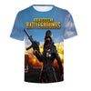 2019 popular game PUBG 3 d printing t-shirt male / female