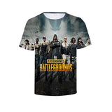 2019 popular game PUBG 3 d printing t-shirt male / female