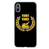 PUBG Black Soft silicone back Case Phone Cover For iPhone X