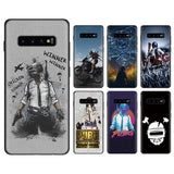 PUBG  Black Silicone Cases for Samsung Galaxy S8