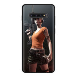 PUBG  Black Silicone Cases for Samsung Galaxy S8