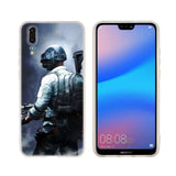 PUBG Phone Cases Soft For Huawei P 20 pro