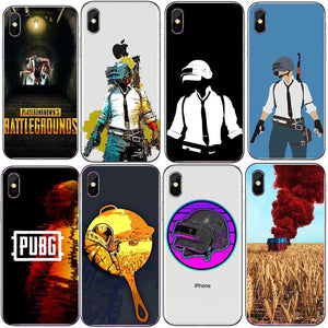 PUBG cell Soft Silicone  For iphone X 8 7 6 4 4s 5  XS Max