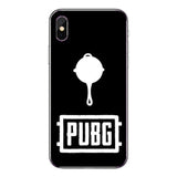 PUBG cell Soft Silicone  For iphone X 8 7 6 4 4s 5  XS Max