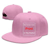 Baseball cap Fashion Cool Men Print hat Women